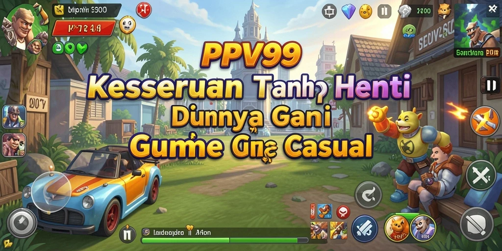 Tampilan gameplay PPV99 yang menarik dan penuh warna.